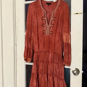 Frye Rust Midi Dress